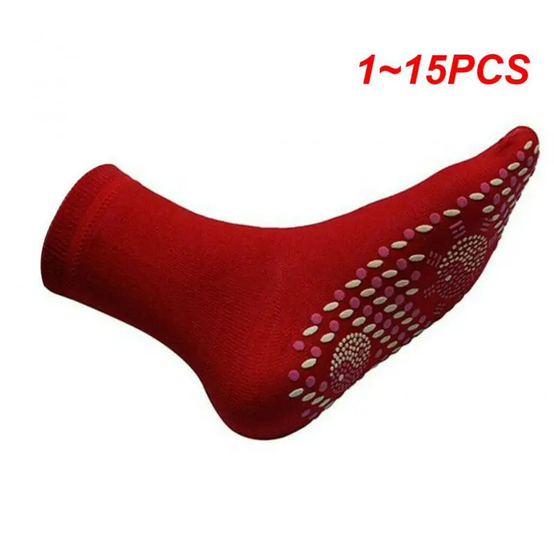 

1~15PCS Self-Heating Magnetic Foot Socks Massage Therapy Foot Care Comfortable Breathable Warm Relax Pain Relief Dropship