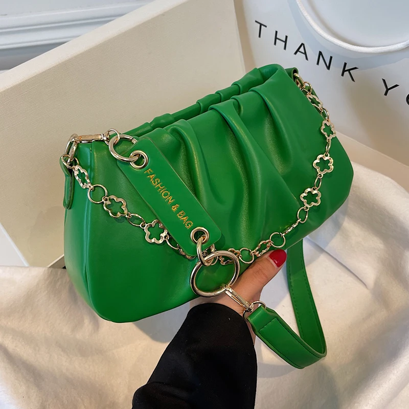 

Брендовые дизайнерские маленькие сумки через плечо из искусственной кожи для женщин 2022 простая модная сумка-тоут на плечо женские роскошны...