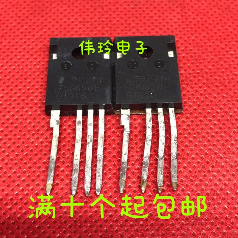 

1pcs Not New - 75G65WE FGW75N65WE 650V75A TO-247 IGBT Original Used Goods