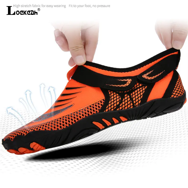 Outdoor Breathable Beach Seaside Men Women Wading Shoe Comfortable Barefoot Quick Dry Aqua Shoe Trekking Upstream Water Shoes