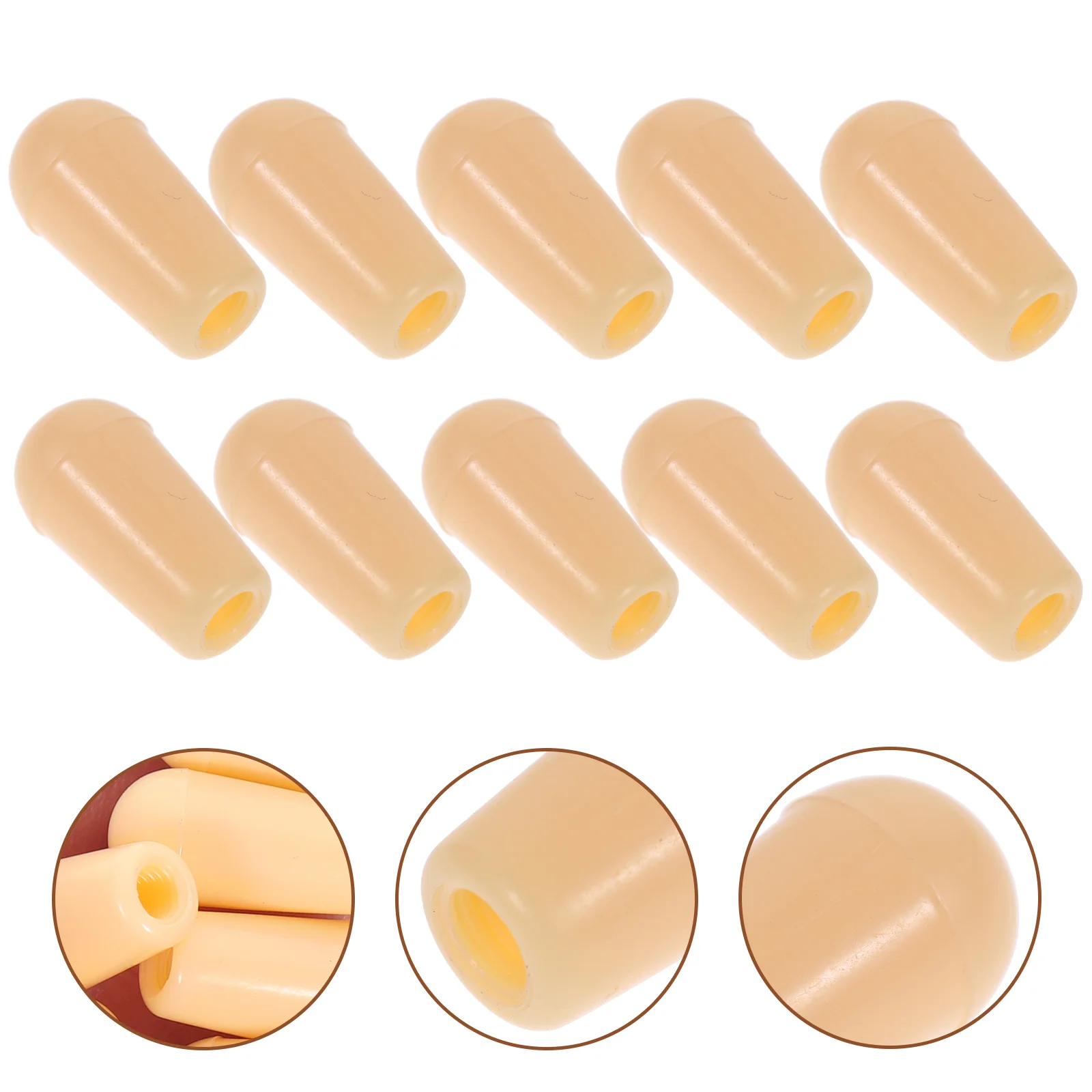 

10Pcs Electric Guitar Tip Toggle Switch Toggle Switch Tip Electric Guitar Parts Guitar Switch Tip