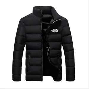 Imported Winter Jacket Men's Fashion Stand Collar Men's Parker Jacket Men's Zipper Padded Jacket Men's Jacket