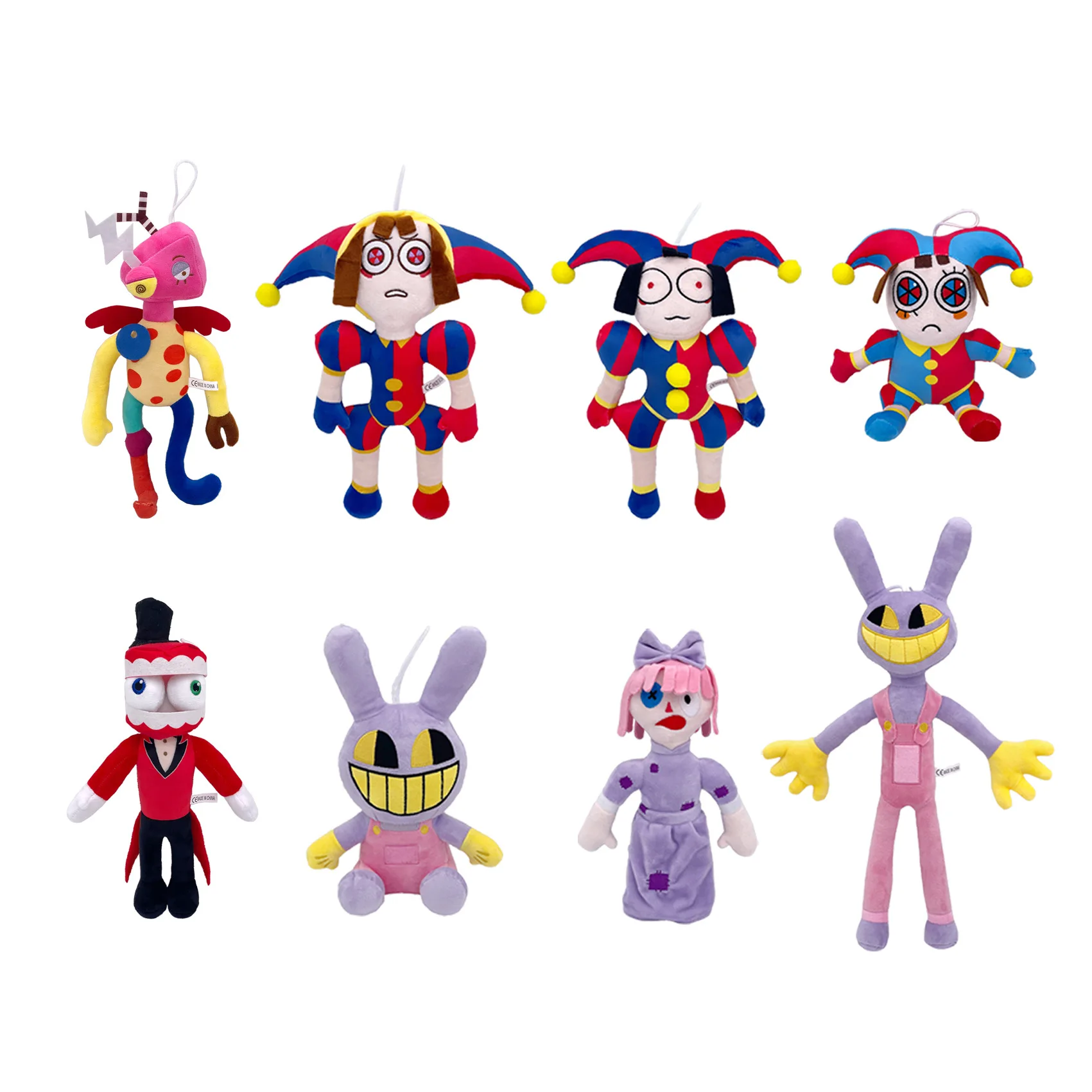 

8pcs The Amazing Digital Circus Plush Cartoon Plushie Toys Theater Rabbit Doll Stuffed Toys Children Christmas Giftshello kitty