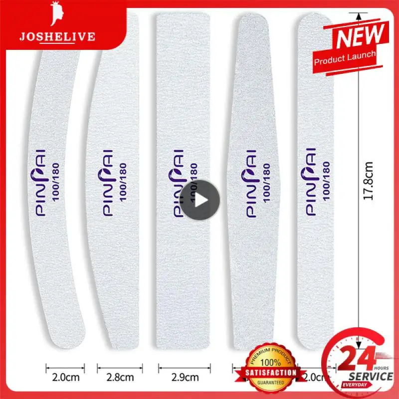 

1-40 шт., двусторонняя пилка для ногтей, для удаления кутикулы