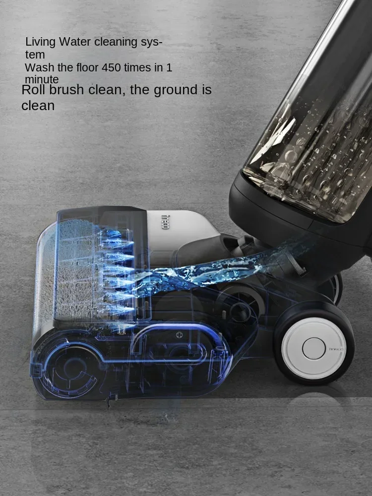 Tineco Fuwan 2.0LED Стиральная машина для пола Бытовая техника Антибактериальная швабра