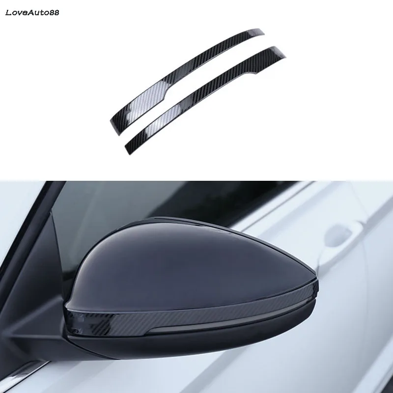 

For Volkswagen VW Jetta MK7 2019 2020 2021 Car Side Door Mirror Rearview Mirror Anti-friction Anti-collision Strip Sticker