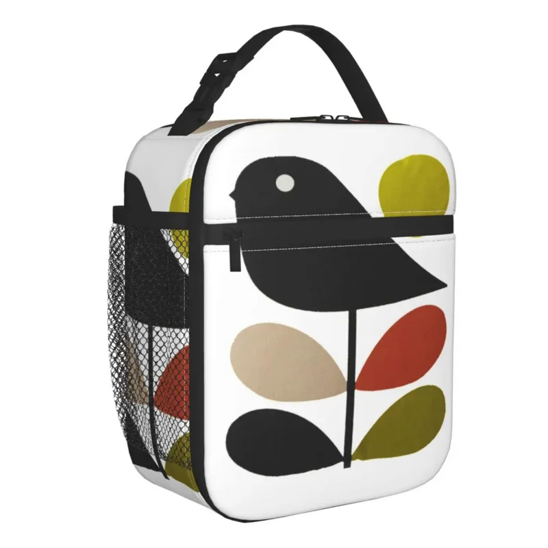 

Изолированные сумки для обеда Orla Kiely Stem и Bird, для кемпинга, путешествий, в скандинавском стиле, портативный охладитель, термо-бокс для женщин и детей