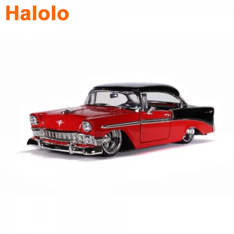 

Jada 1:24 1956 Chevrolet BEL AIR High Simulation Diecast Car Metal Alloy Model Car CHEVY Toys for Children Gift Collection