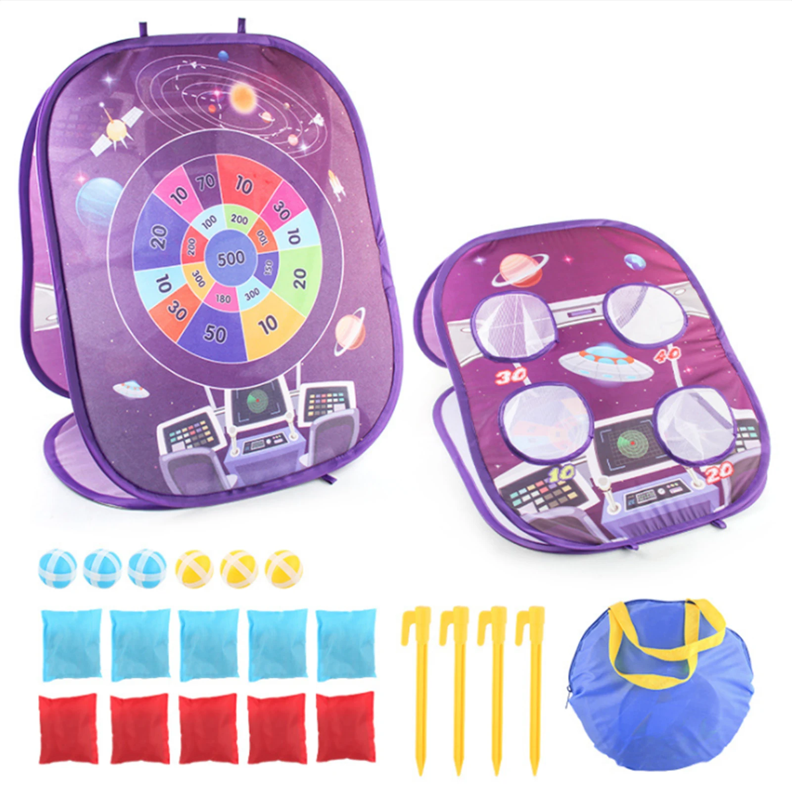 

Folding Sandbag Toss Game Tent Portable Safe Throwing Game Set