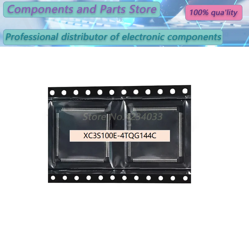

（1-10piece）XC3S100E-4TQG144C XC3S100E-4TQG XC3S100E QFP144 New Original Stock