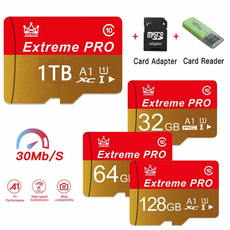 

Memory Card 128GB EVO Plus Flash Mini SD Card 32GB 64GB 256GB 512GB Class 10 UHS-I High Speed Micco TF Card