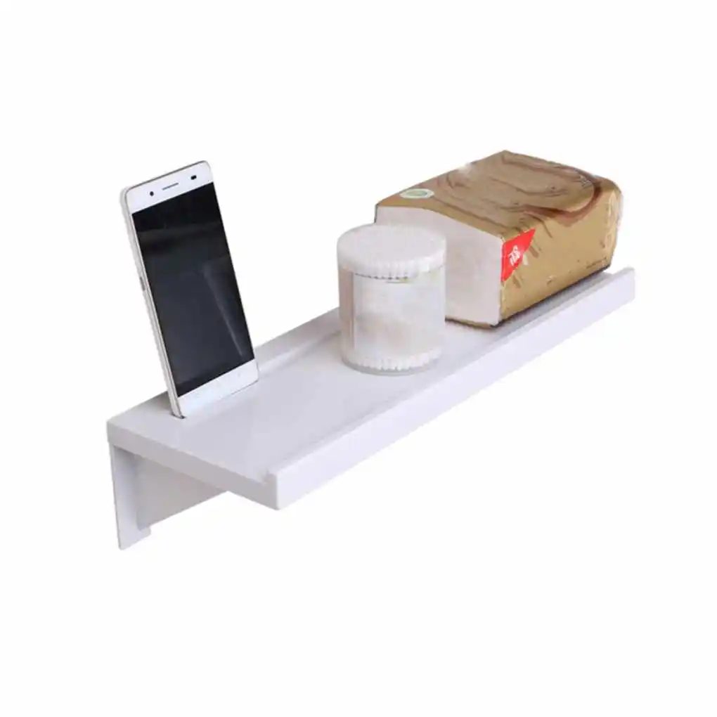 

Bathroom Shampoo Cosmetic Storage Rack Plastic Kitchen Shelf Toiletries Holder Organizer Bathroom Storage Shelf