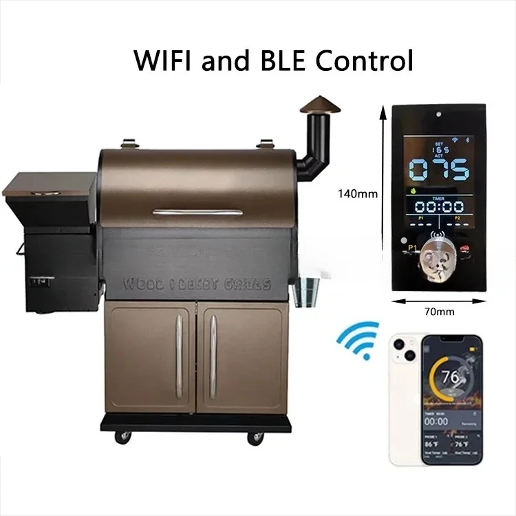 Фото Управление WIFI и BLE ПИД-контроллер для курильщика на древесных пеллетах, гриля-барбекю для Traeger №2