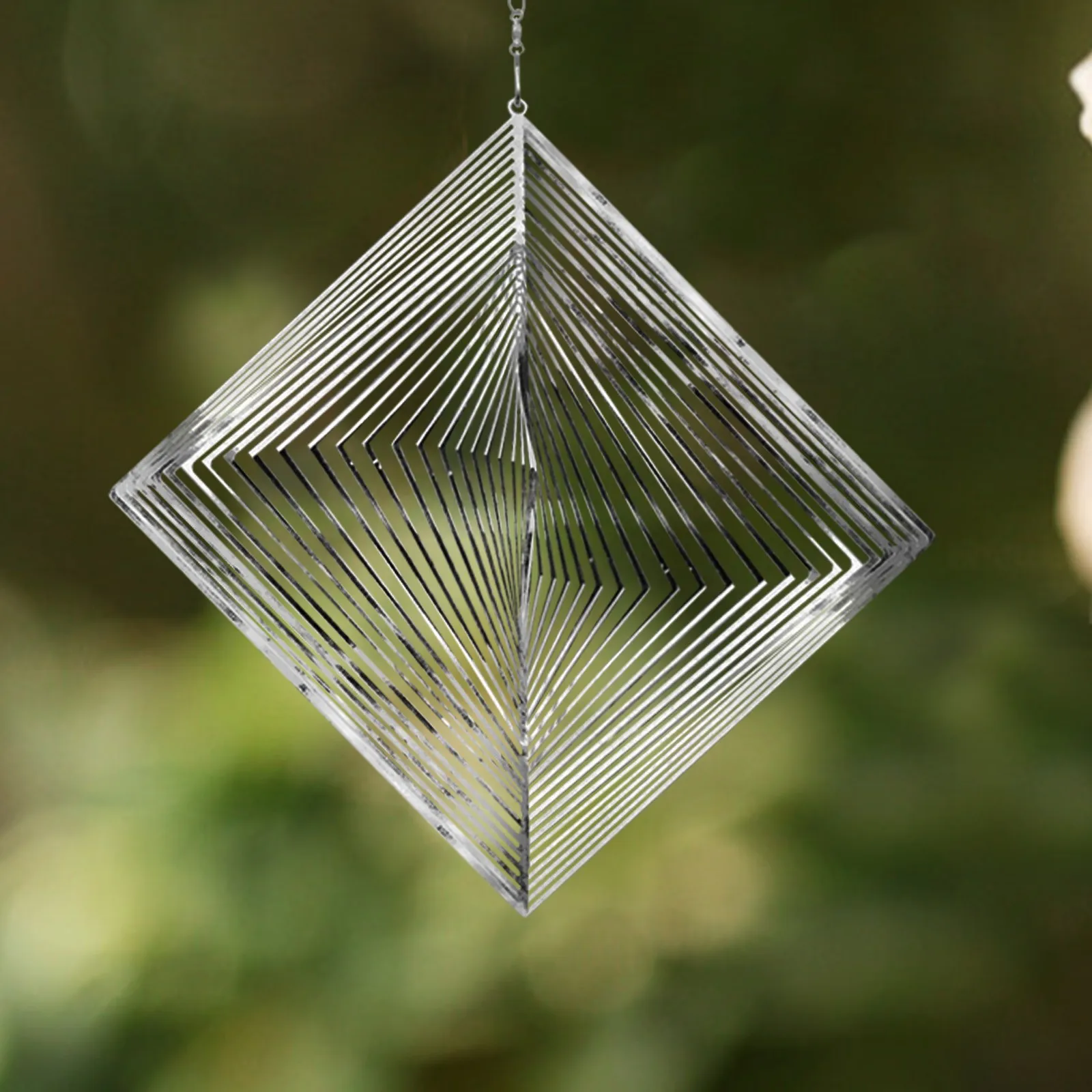 3D вращающаяся ветровая подвеска-колокольчик струящийся светильник эффект