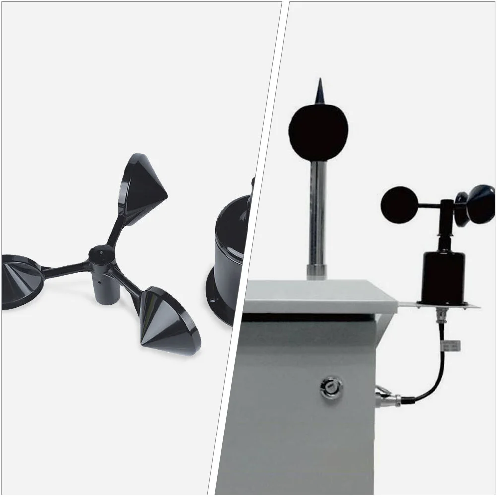 Мониторинг выходного датчика ветра Корпус передатчика Анемометр ABS Индикаторы