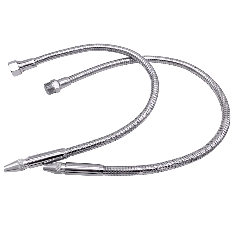 

Metal Flexible Cooling Tube 1/2 1/4 3/8 Inch Water Oil Coolant Pipe with Round Head Nozzle to CNC Machine / Milling / Lathe
