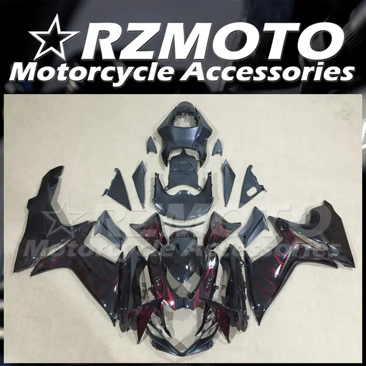

Новинка обтекатели ABS подходят для Suzuki GSXR600 GSXR750 K11 2011 2012 2013 2014 2015 2016 2017 2018 L1 L2 кузов красное пламя