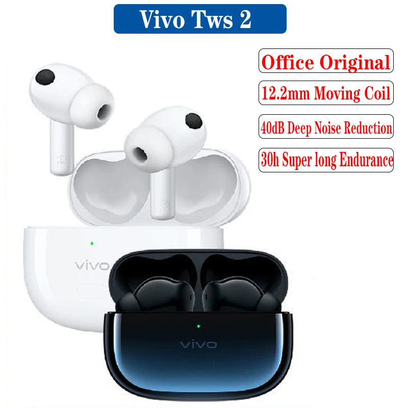 Оригинальные новые официальные беспроводные Bluetooth-наушники Vivo TWS 2 14 мм aptX AAC 30