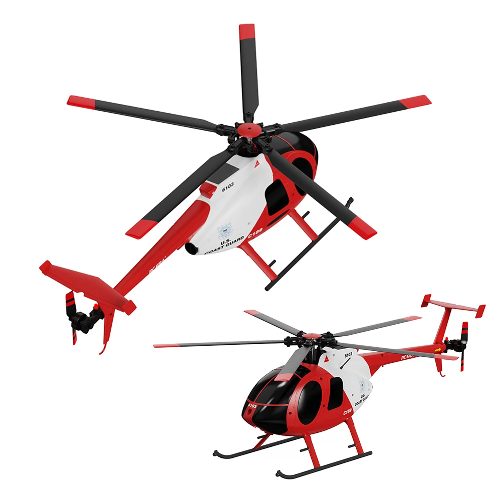 

MD500 Defender /1:28 Масштаб 2,4G 4CH RC 6-осевой гироскоп Flybarless высота вертолет RTF двойной бесщеточный