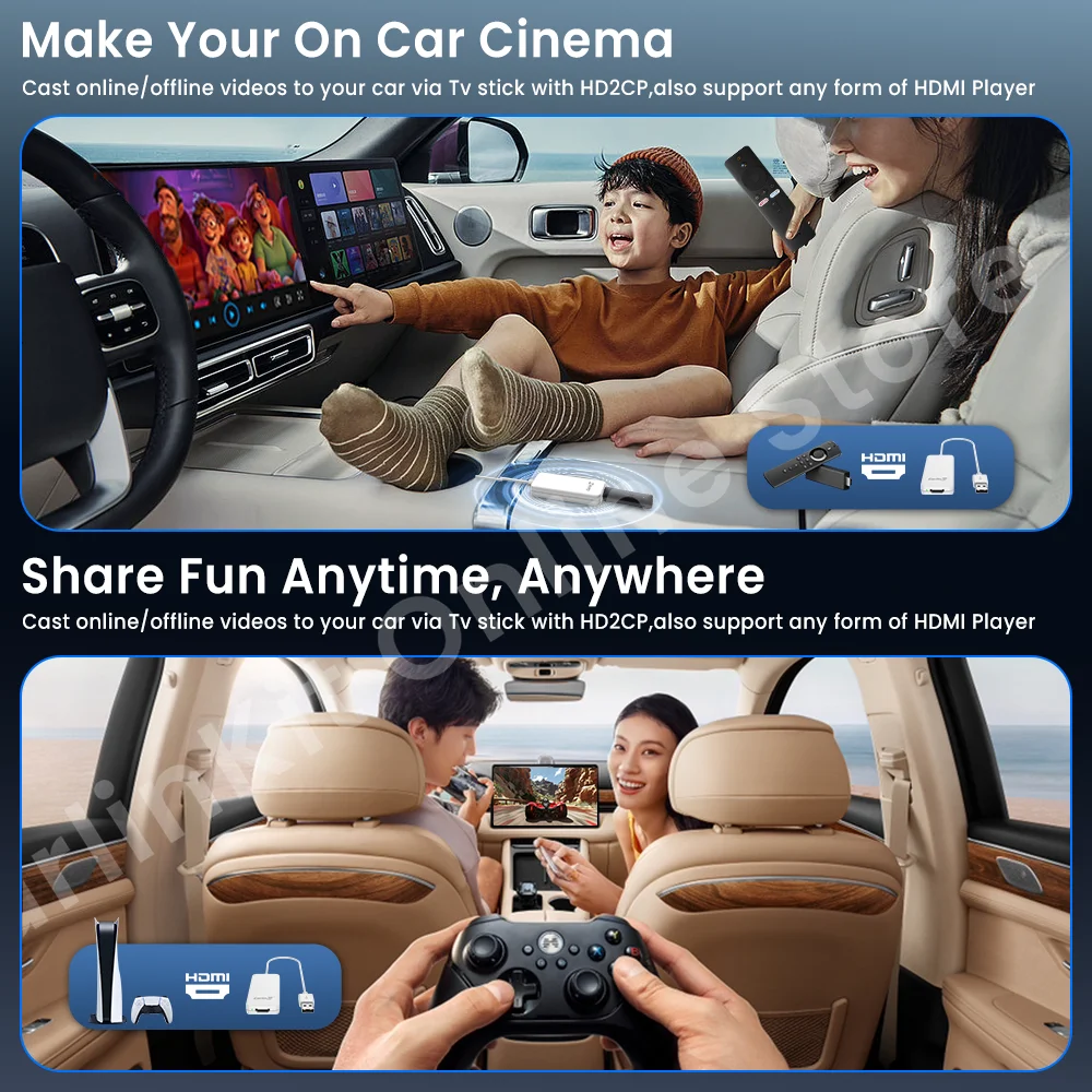 Адаптер Carlinkit HD2CP Carplay-HDMI для проводного Carplay Xbox Switch ТВ-Стик адаптер зеркального