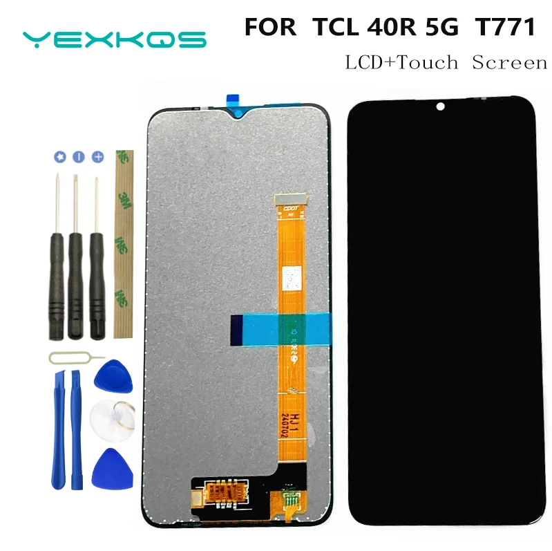 100% тестовый экран для TCL 40R 5G T771K T771K1 T771H T771A ЖК-дисплей с цифровым преобразователем