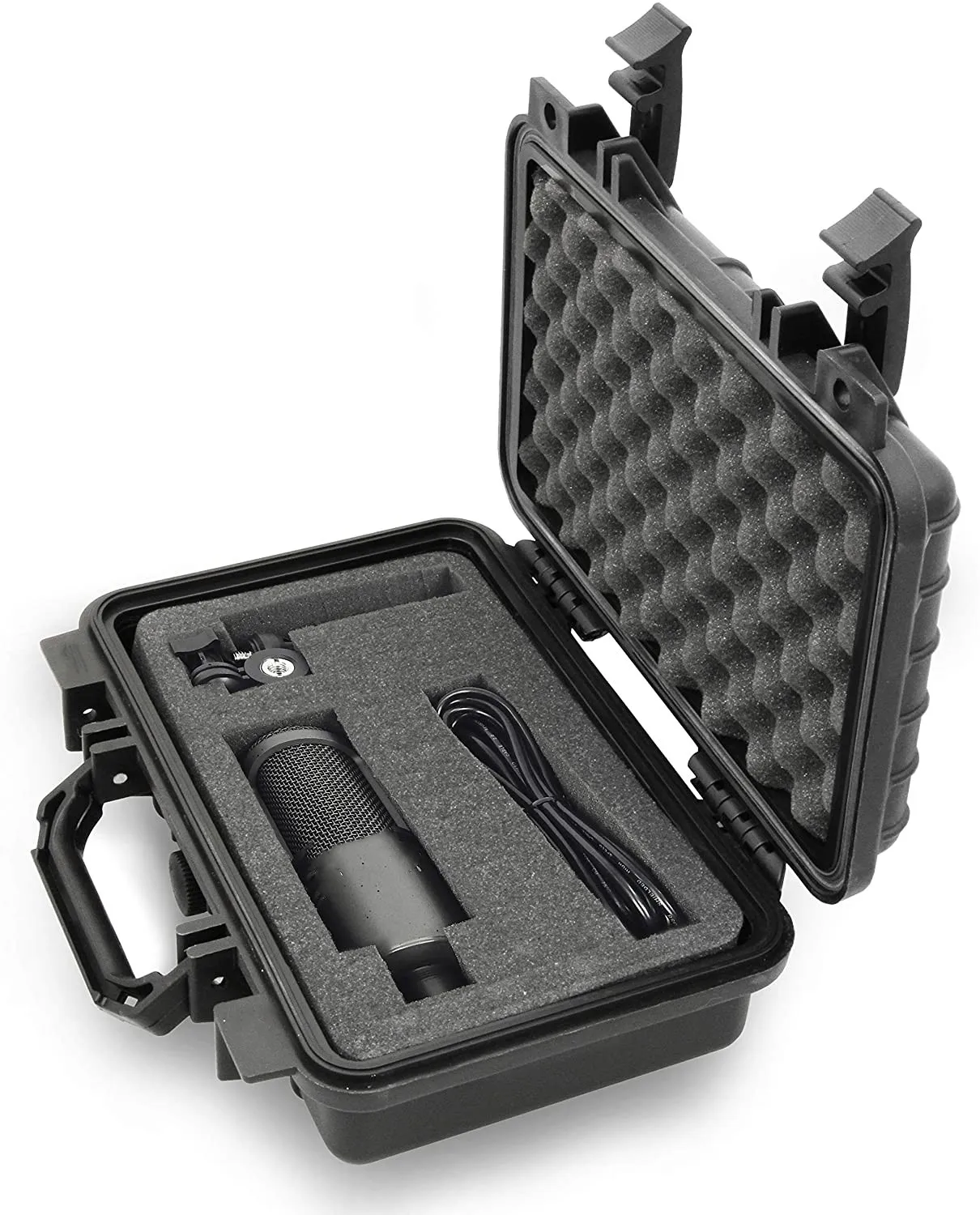 

waterproof plastic hard protective broadcast flight carrying case for microphone headphone power distribution amplifiers