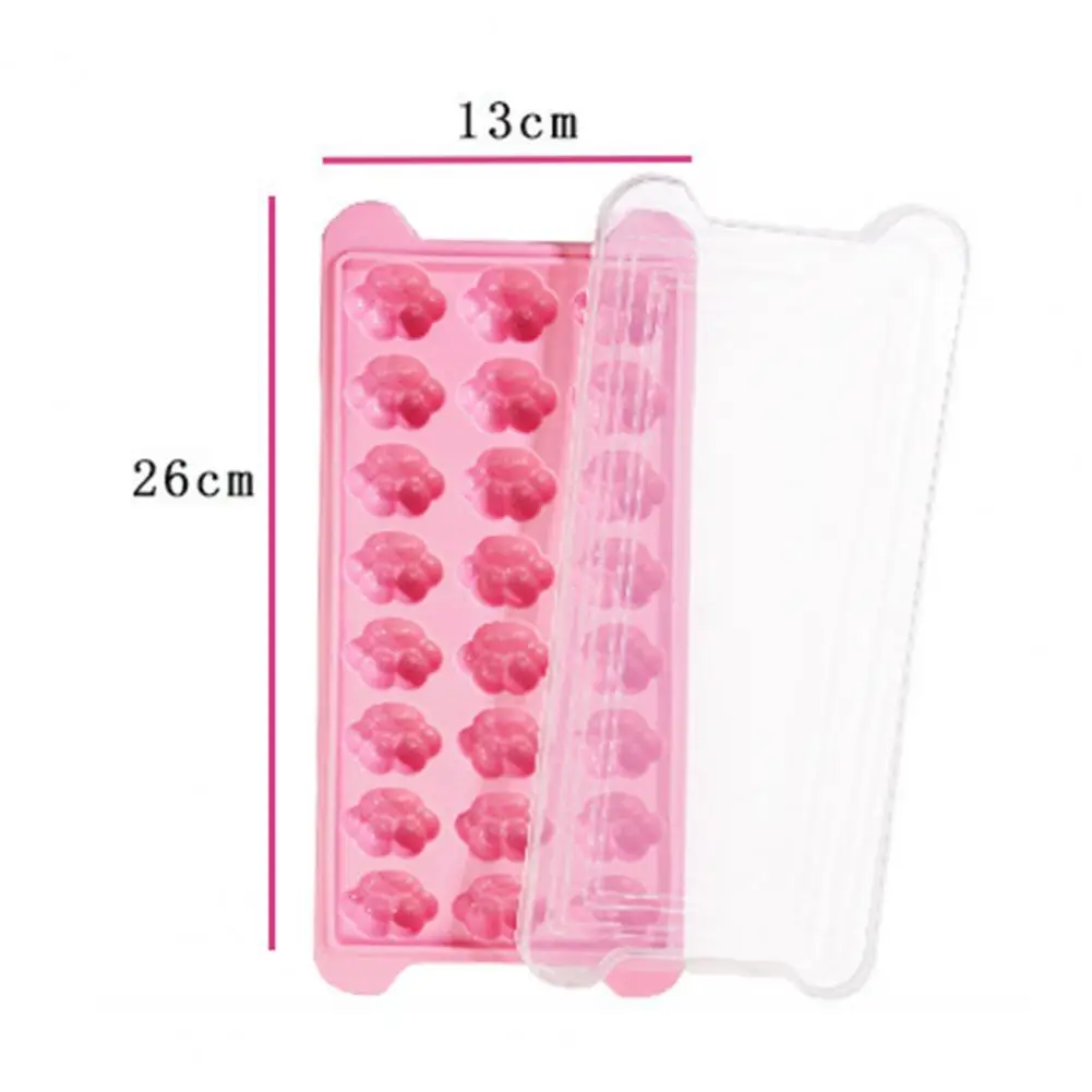Форма для льда 36 ячеек Штабелируемая Мягкая силиконовая форма с рисунком