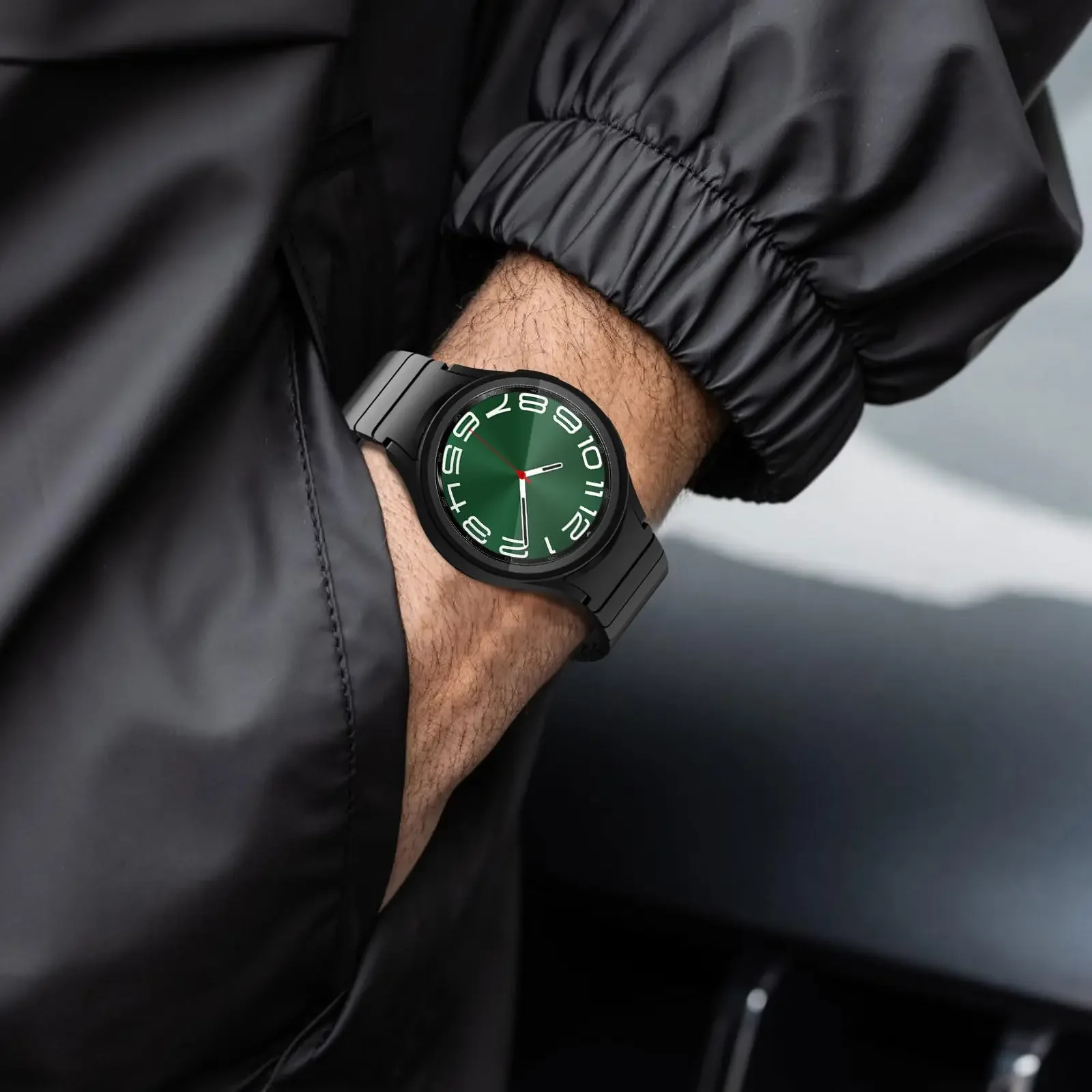 Фото Ремешок из нержавеющей стали для Samsung Galaxy Watch 6/5/4 40 44 мм 6 Classic 43 мм 47 мм, металлический браслет без зазора для часов 5pro 45 мм №3