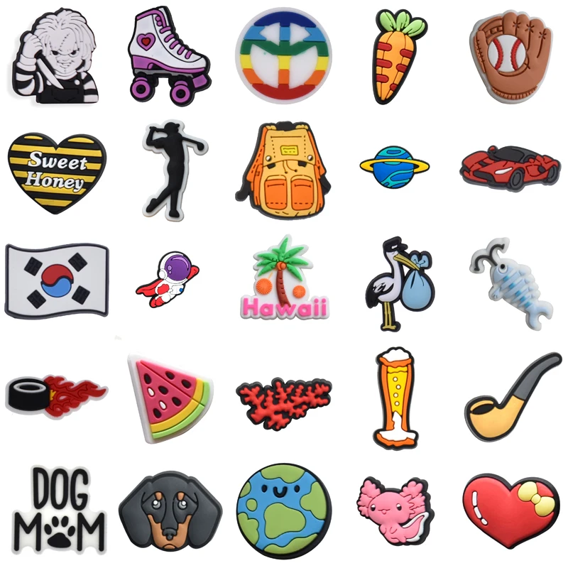 

Женские дизайнерские подвески для джинсов и обуви, комплекты булавок, аксессуары для обуви, рождественские подарки, подвески для крокса, летние украшения для детей