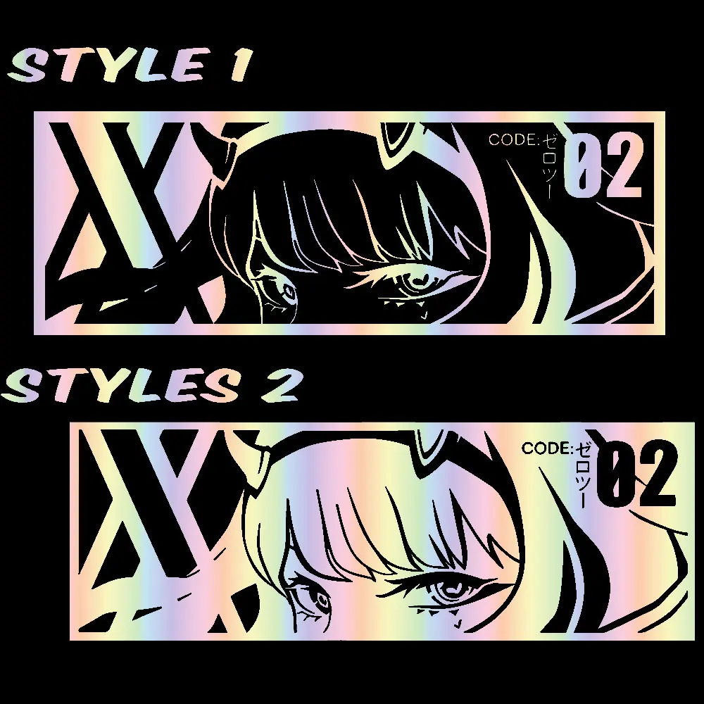 

02 | CTLS Car Stickers Anime Devil Beautiful Girl Window Decoration Auto Parts Stickers Waterproof PVC Vinyl Decals