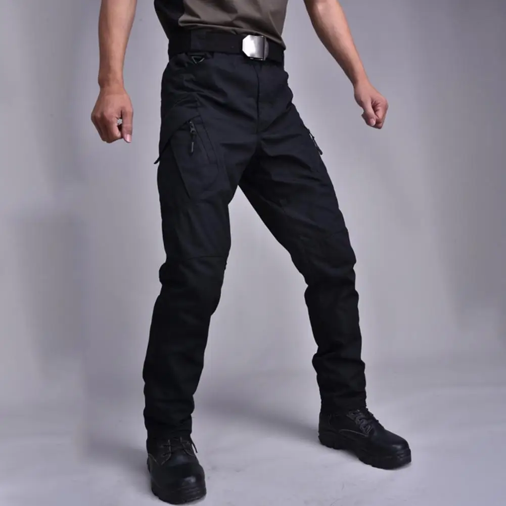 

Fashion Man Pants Quick Drying Deep Crotch Ankle-Length Men Sweatpants for Mountain Climbing