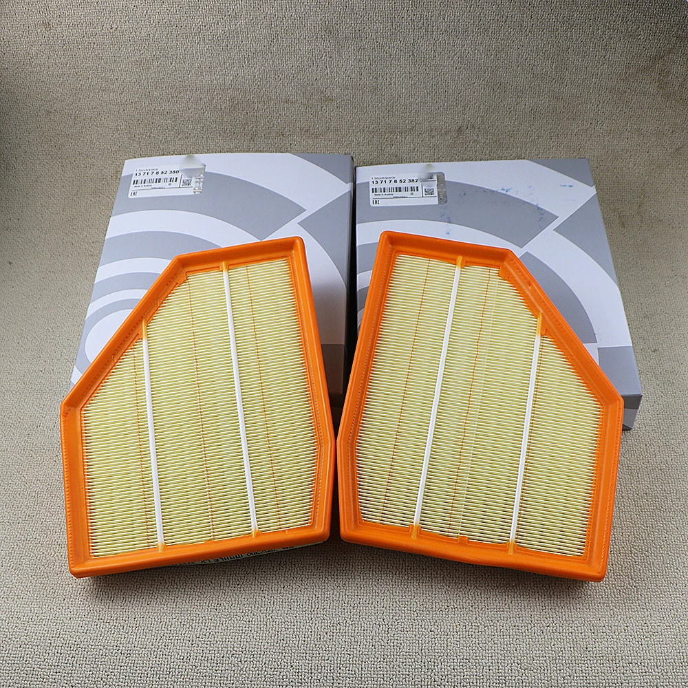 1 пара автомобильные воздушные фильтры 13717852380 13717852382 подходит для 2019- BMW M5 M8 S63 MF90