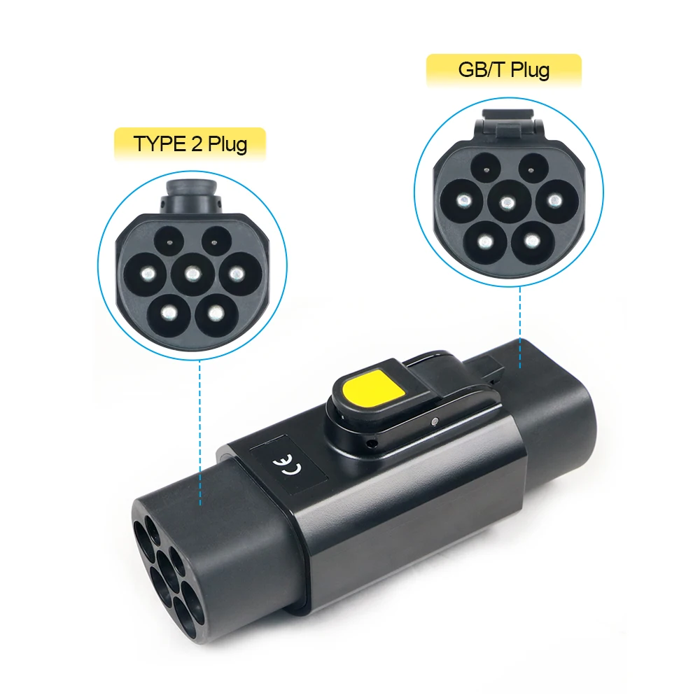 Адаптер зарядного устройства для электромобилей Тип 2-Гбт 32 А 22 кВт зарядка