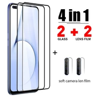 4in1 tempered glass for realme gt neo neo 2 8 5g q3 pro camera len screen protector for realme 8 pro 7 c35 c25 c3 c21 glass