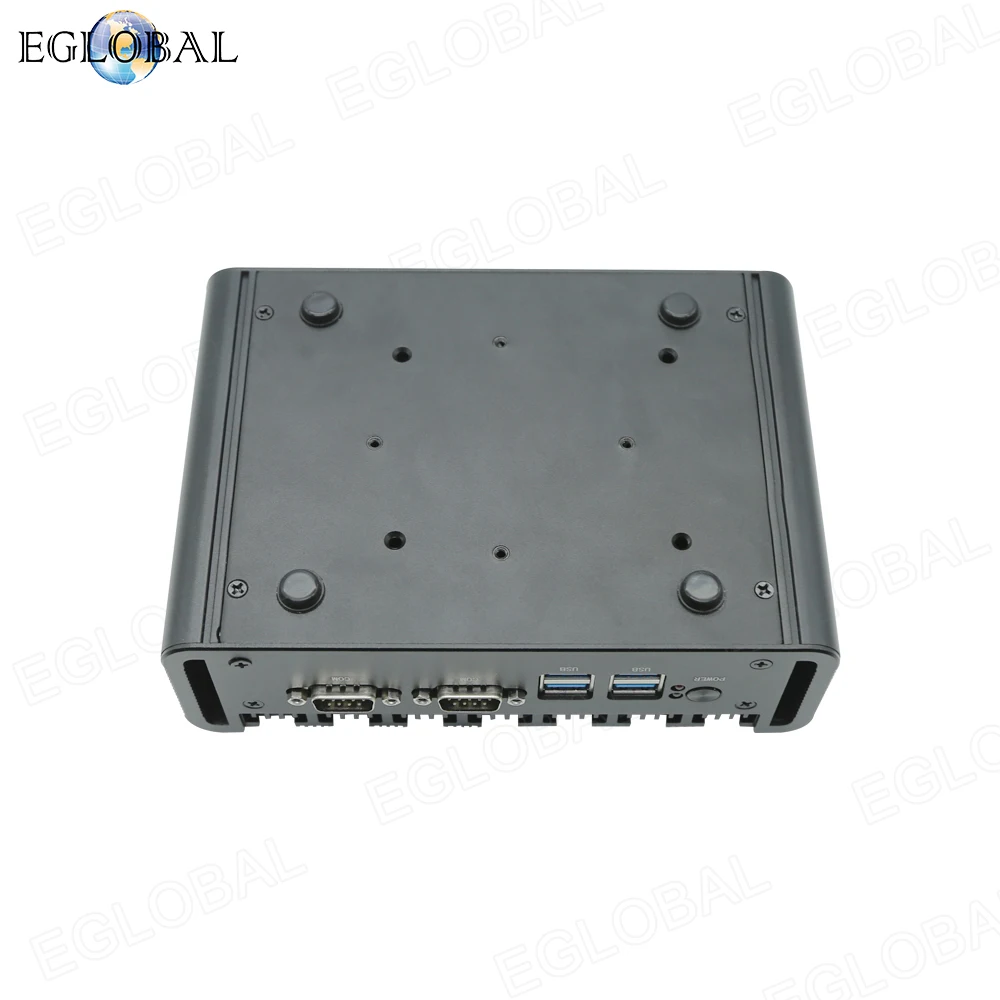 Безвентиляторный мини-ПК Intel Core i5 8250U I3 8145U 3 * дисплей промышленный компьютер 2 RJ45