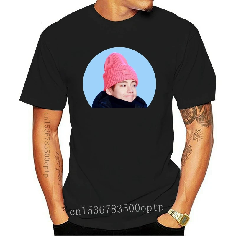 Новинка Мужская футболка с коротким рукавом Taehyung унисекс женская