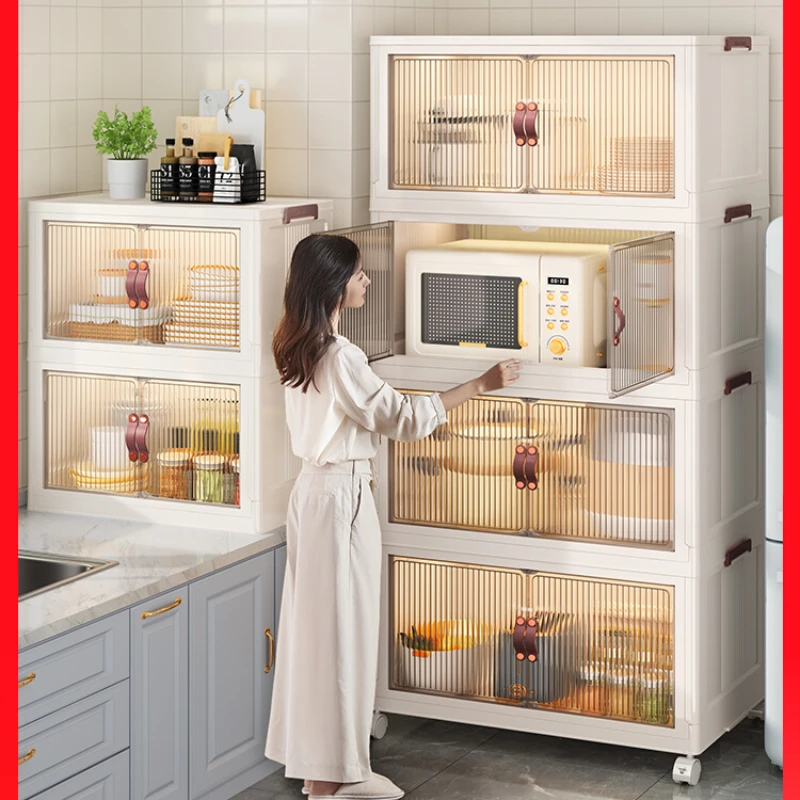 Кухонные полки Shuaishi от пола до шкафы для хранения горшки приборные домашние