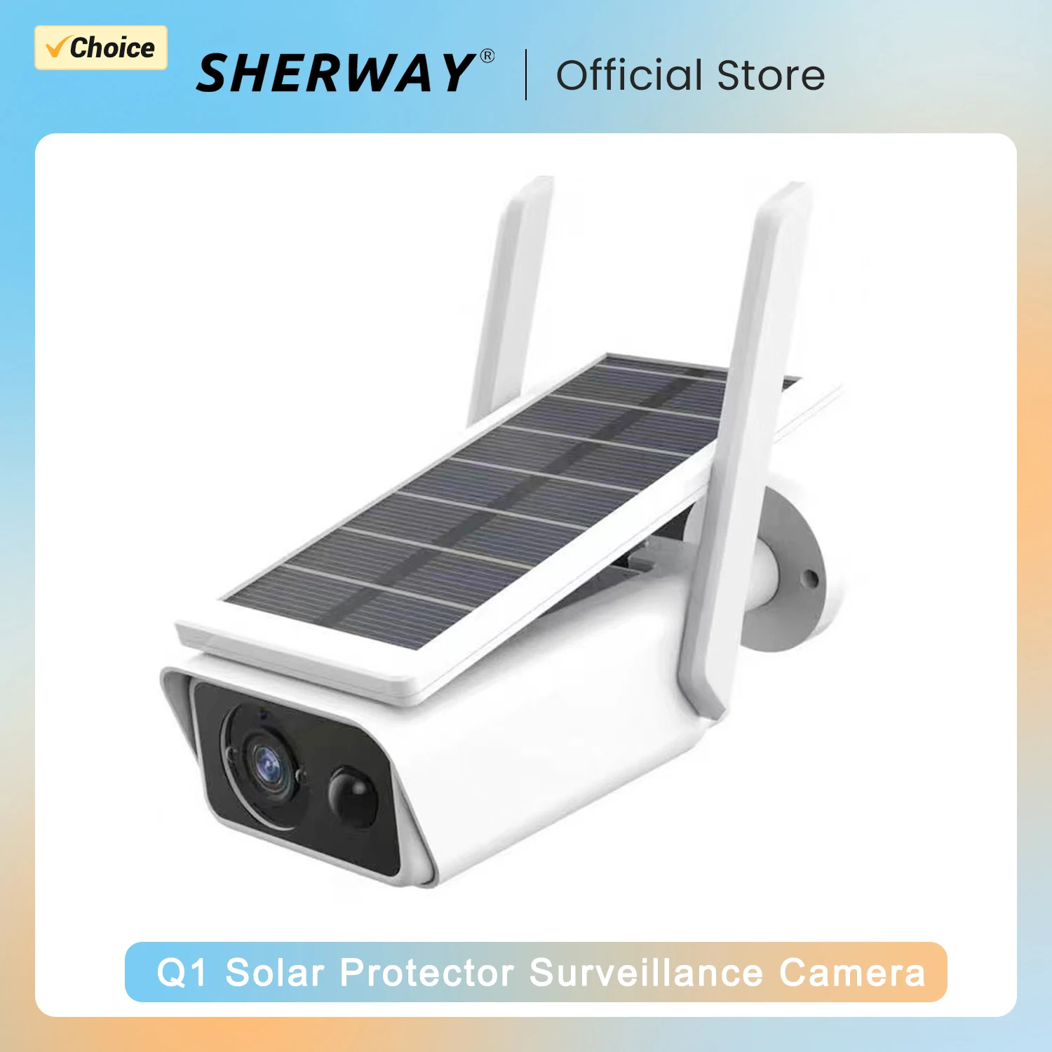 

Solar Camera 4MP WiFi IP Camera Outdoor Wireless Surveillance Security Camera Battery Powered Waterproof IP66 CCTV PIR
