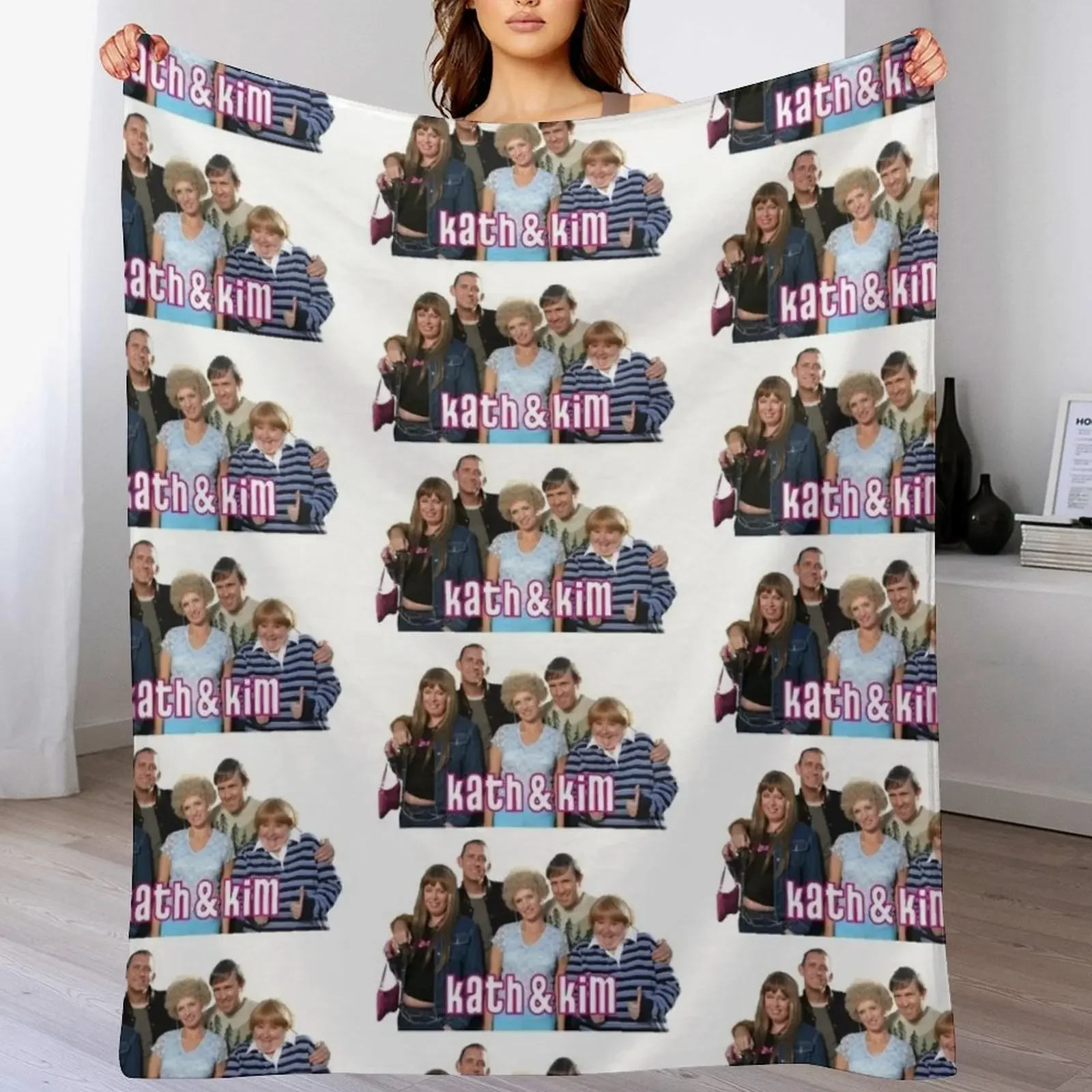 Кэт и Ким: групповое фото (Кэт Ким Шарон Кел Бретт) Плед Мягкий плюш для малышей