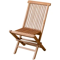 teak folding chair dining chair armchair portable office computer chair balcony home leisure chair