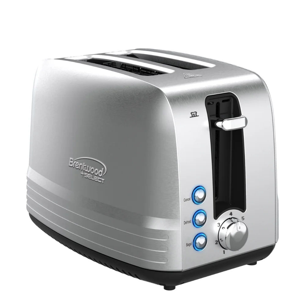 Brentwood Appliances TS-227S Stainless Steel Toaster, Silver