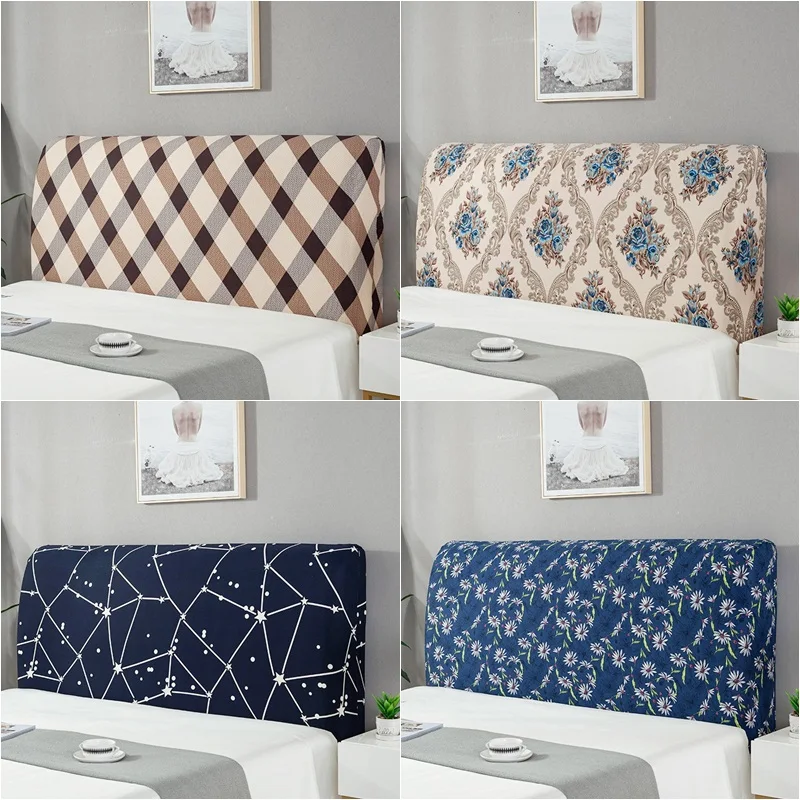 Геометрический чехол для кровати эластичное покрытие из спандекса моющееся