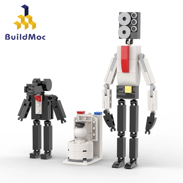 BuildMoc Skibidi Унитаз, Мужской Набор Строительных Блоков Для.