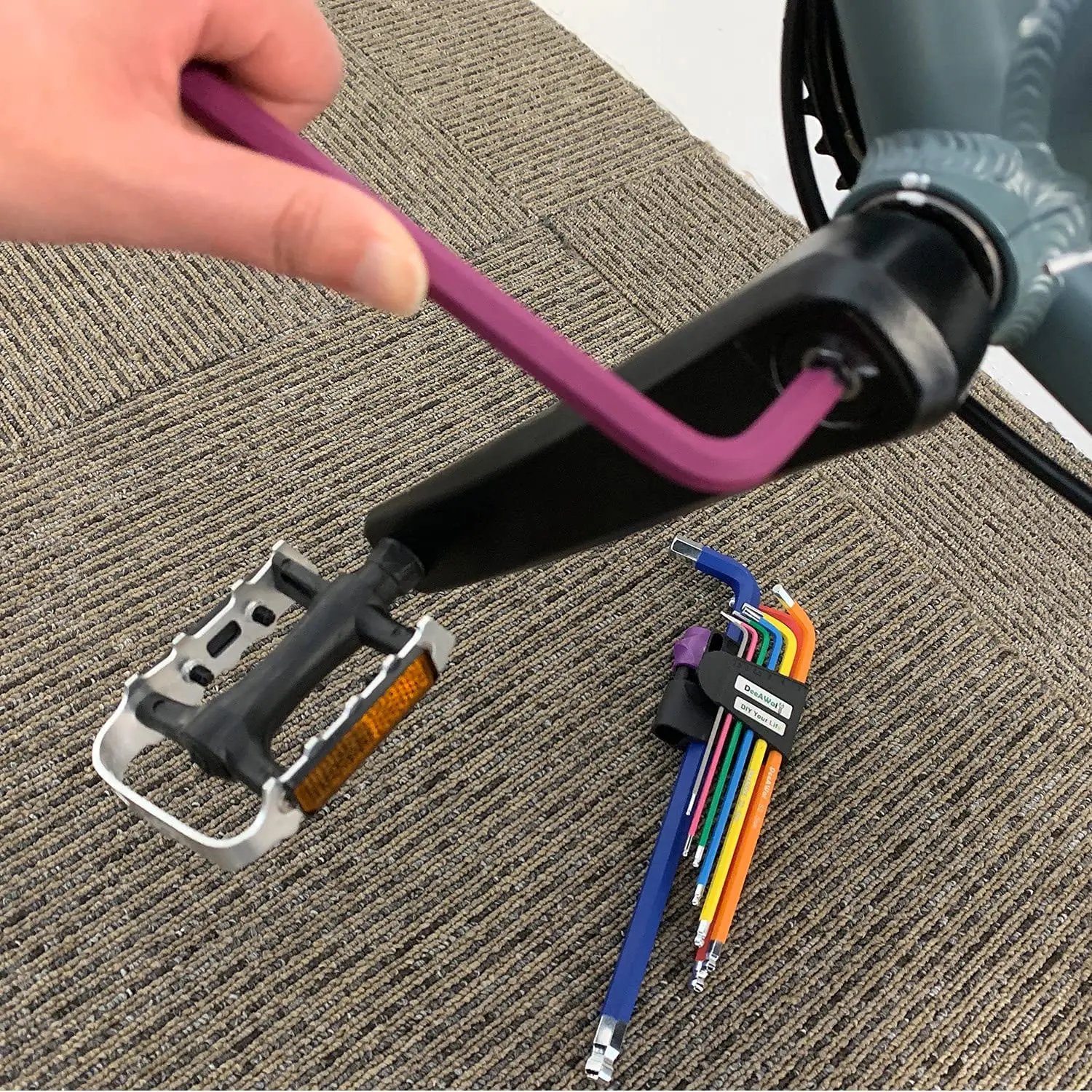 Набор шестигранных ключей с шаровым концом 1 5-10 мм 9 шт.