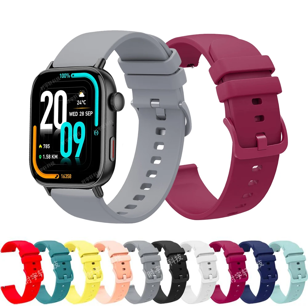 Ремешок для часов COLMI C8 Max/C61 C60 C81 C80 силиконовый спортивный браслет P8 P28 Plus/P71 P60 P68/P81