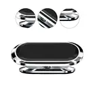 Магнитный автомобильный держатель для телефона, вращающийся мини-держатель в форме полосы для Huawei, металлический сильный магнит, автомобильное крепление для GPS