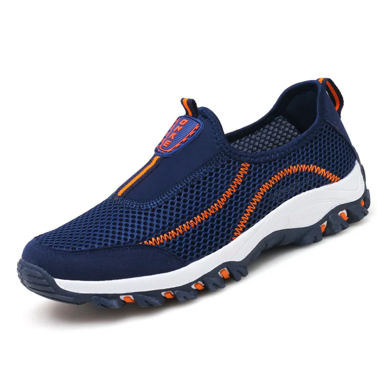 

Summer Mesh Men Shoes Lightweight Male Sneakers Fashion Outdoor Wear-resistant Casual Walking Shoes Breathable Slip Mens Loafers