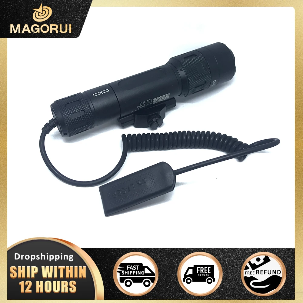 

Magorui Tactical M800 Light Picatinny LED Weapon Light Hunting Scout Flashlight Constant Momentary White Output
