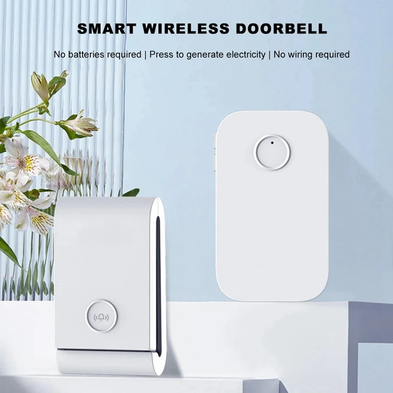 Автономный беспроводной дверной звонок 433 МГц 38 мелодий звонка Звонок Dingdong для