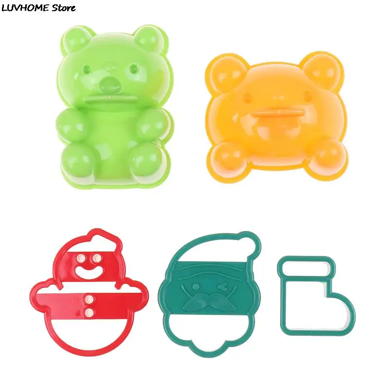 

Cartoon Cute Sandwich Mould Animal Transport shaped Bread CakeBiscuit Rice ball mold Crust Cookie Cutter Baking Pastry Tools